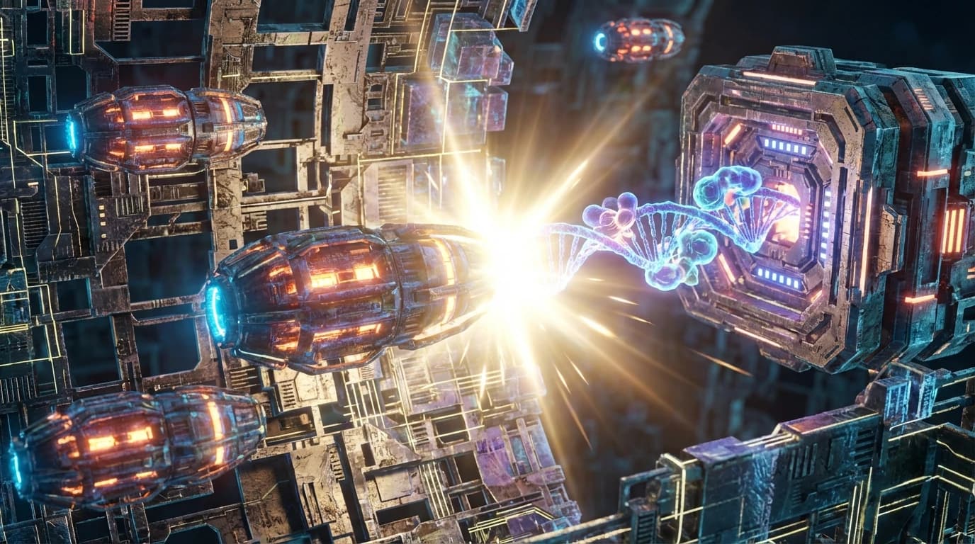 Image for Cellular Couriers Deliver CRISPR with a Flash of Light