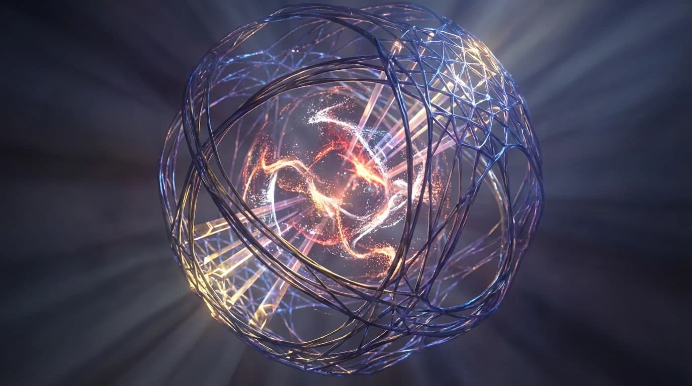 Image for Quantum Computers Crack the Code of the Strong Nuclear Force