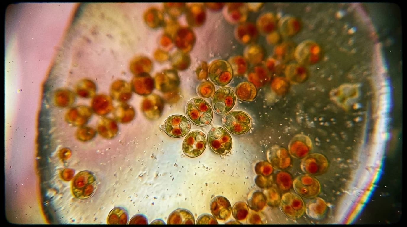 Image for The Pink Alga Thriving in Ancient Depths: Dunaliella salina and the Future of Arid Water